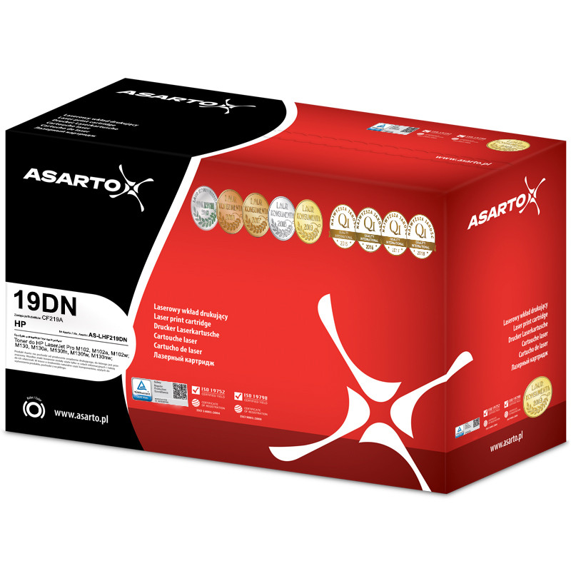 Bęben Asarto do HP 19DN | CF219A | 12000 str. | black Bęben Asarto do HP 19DN | CF219A | 12000 str. | black