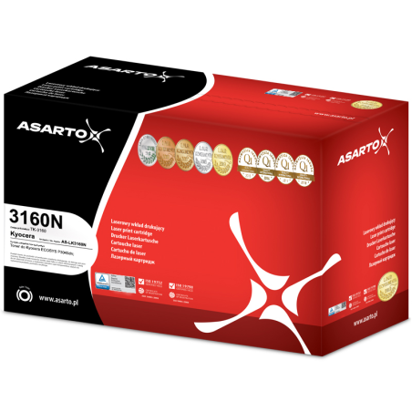 Toner Asarto do Kyocera 3160N | TK-3160 | 12500 str. | black