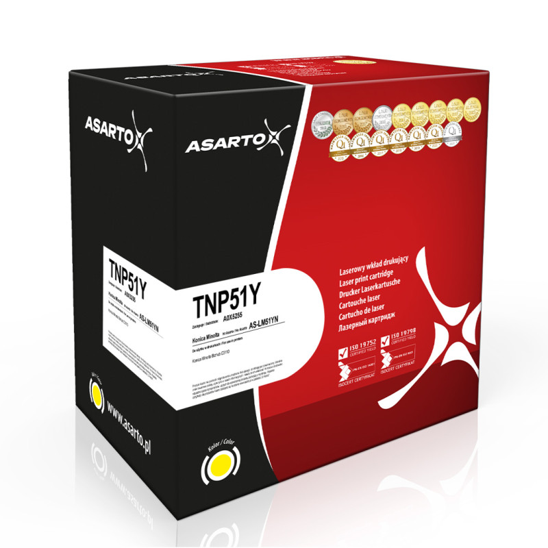 Toner Asarto do Konica-Minolta TNP51Y | A0X5255 | 5000 str. | yellow Toner Asarto do Konica-Minolta TNP51Y | A0X5255 | 5000 str. | yellow