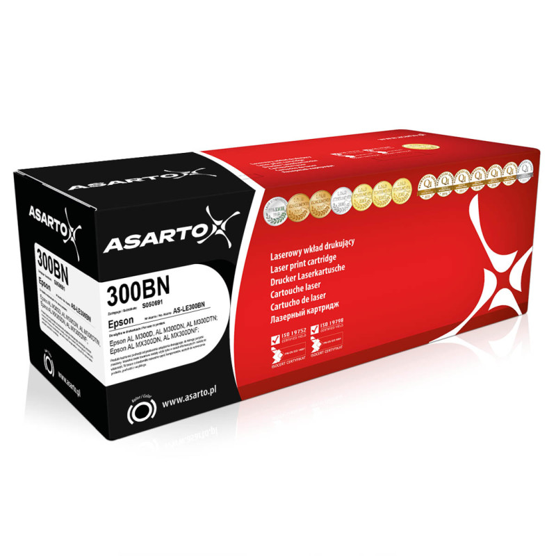 Toner Asarto do Epson 300BN | C13S050691 | 10000 str. | black Toner Asarto do Epson 300BN | C13S050691 | 10000 str. | black