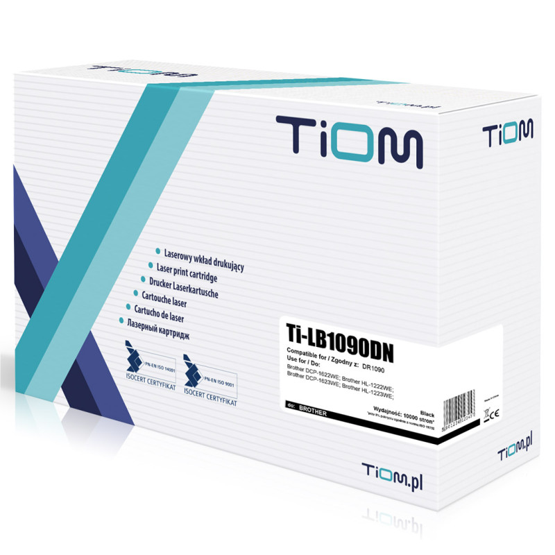 Bęben Tiom do Brother 1090DN | DR1090 | 10000 str. | black Bęben Tiom do Brother 1090DN | DR1090 | 10000 str. | black
