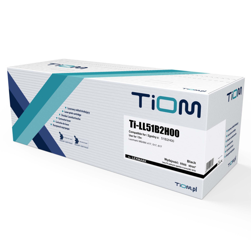 Toner Tiom do Lexmark 417H | 51B2H00 | 8500 str. | black Toner Tiom do Lexmark 417H | 51B2H00 | 8500 str. | black