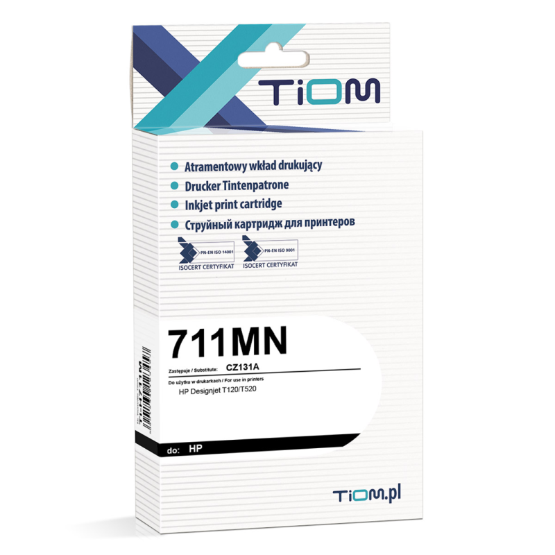 Tusz Tiom do HP 711MN | CZ131A | 29 ml | magenta