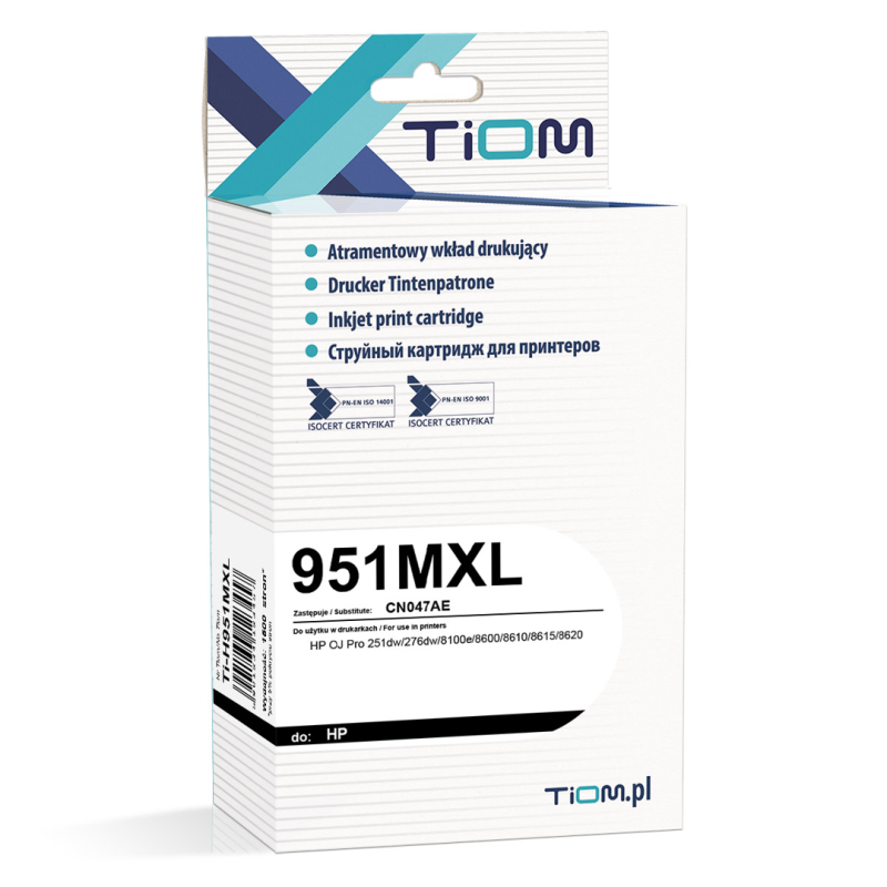 Tusz Tiom do HP 951MXL | CN047AE | 1500 str. | magenta