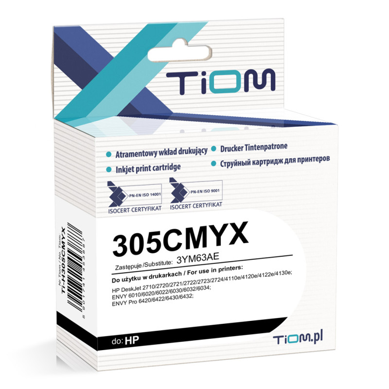 Tusz Tiom do HP 305CMYX | 3YM63AE | 280 str. | color Tusz Tiom do HP 305CMYX | 3YM63AE | 280 str. | color