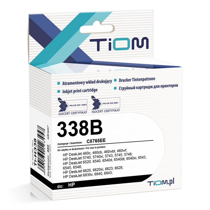 Tusz Tiom do HP 338B | C8765EE | 480 str. | black