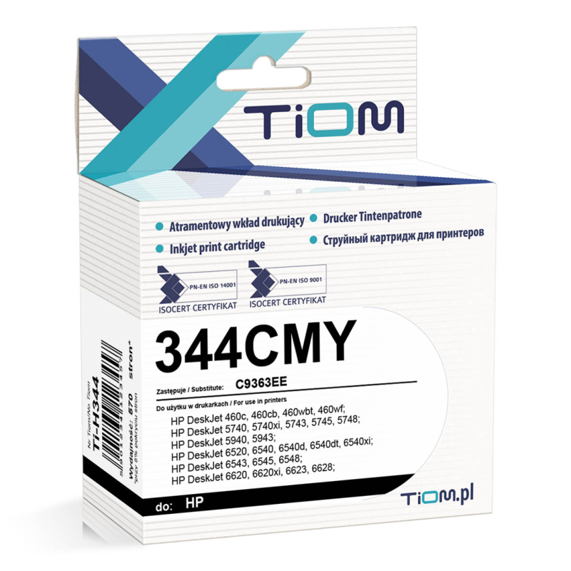 Tusz Tiom do HP 344CMY | C9363EE | 570 str. | color