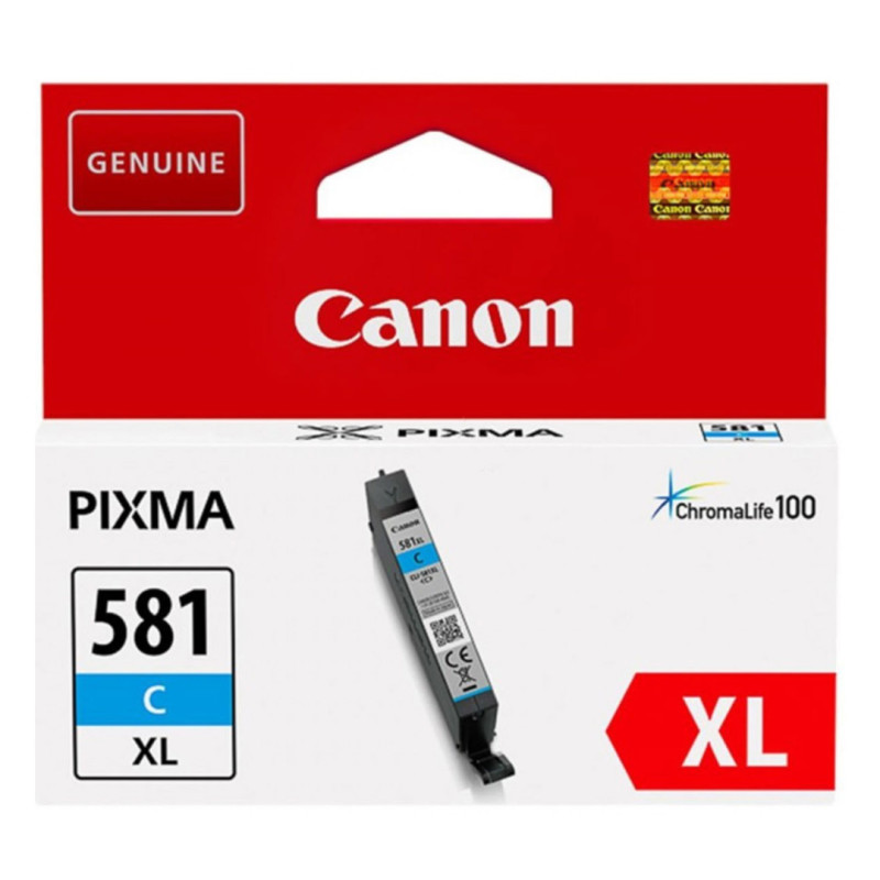 Tusz Canon CLI-581C XL do Pixma TR7550/TR8550/TS6150 | 8,3ml | cyan Tusz Canon CLI-581C XL do Pixma TR7550/TR8550/TS6150 | 8,3ml | cyan