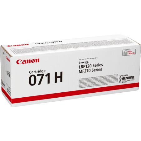 Toner Canon CRG-071H do i-SENSYS LBP122dw / MF272dw | 2500 str. | black