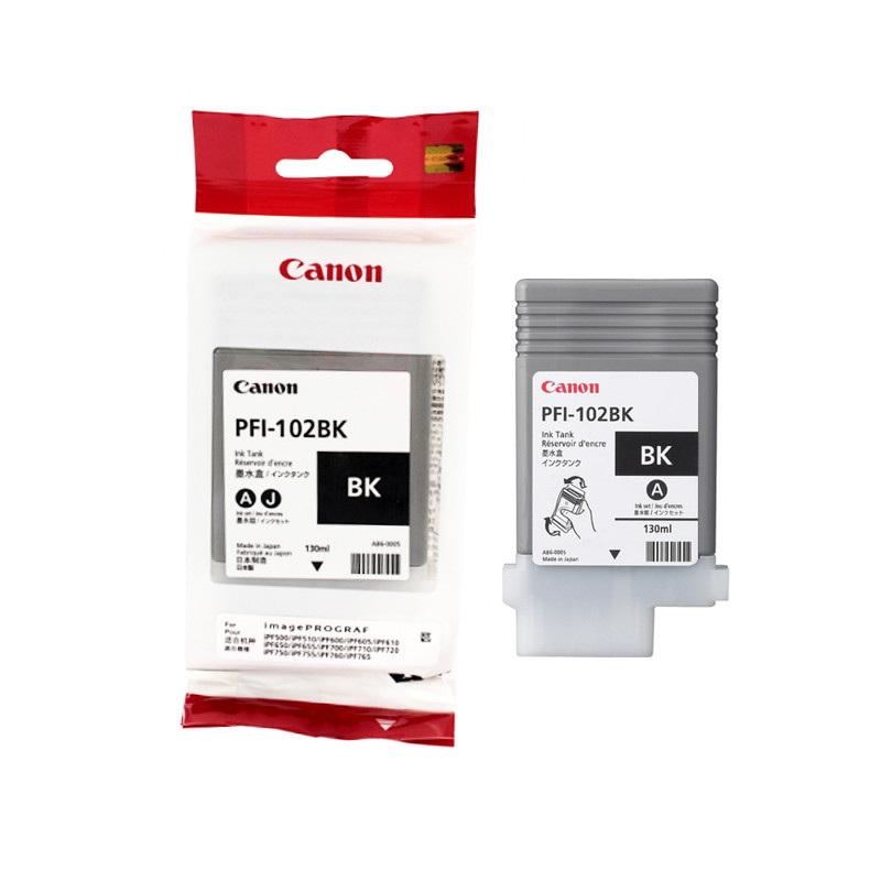 Tusz Canon PFI102B do IPF-500/600/700/710/720/750 | 130ml | photo black Tusz Canon PFI102B do IPF-500/600/700/710/720/750 | 130ml | photo black