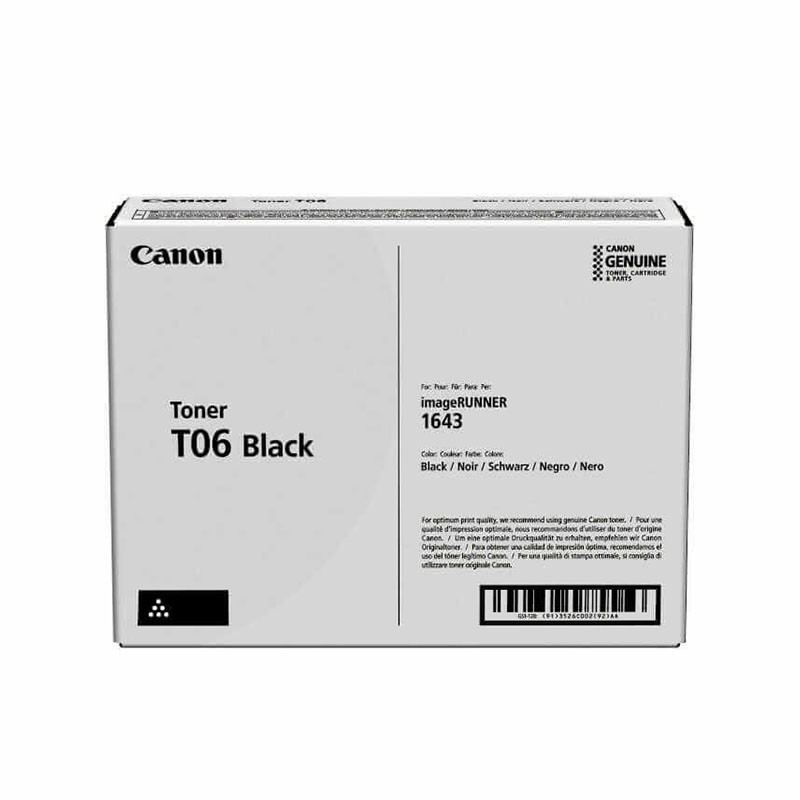 Toner Canon T06 do IMAGERUNNER 16431,1643IF, X 1643P Toner Canon T06 do IMAGERUNNER 16431,1643IF, X 1643P