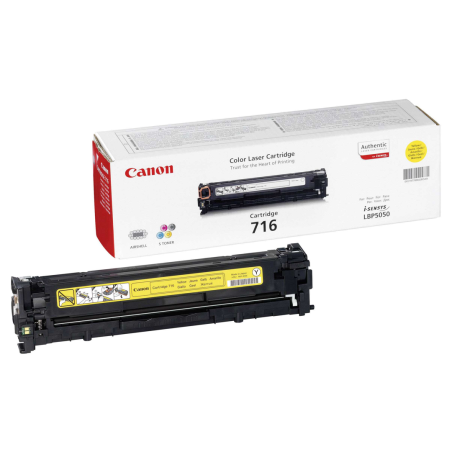 Toner Canon CRG716Y do LBP-5050, MF-8030/8050 | 1 500 str. | yellow