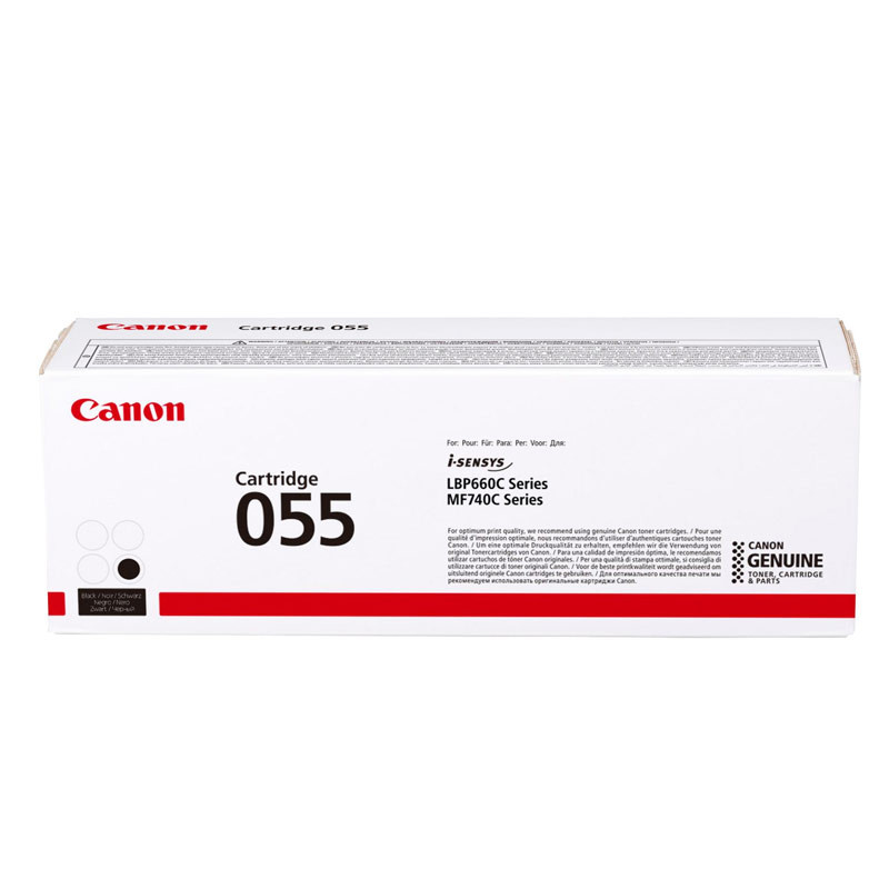Toner Canon CRG055BK do i-SENSYS MF742Cdw/MF744Cdw | 2300 str. | Black Toner Canon CRG055BK do i-SENSYS MF742Cdw/MF744Cdw | 2300 str. | Black