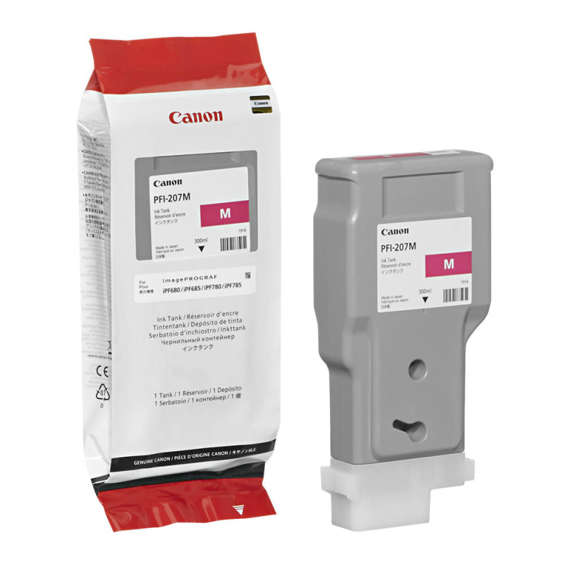 Tusz Canon PFI-207M do iPF680/685/780/785 | 300ml | magenta Tusz Canon PFI-207M do iPF680/685/780/785 | 300ml | magenta