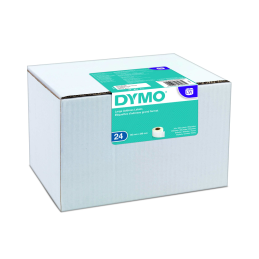 Dymo etykieta do drukarek LW 99012 biała, papierowa, 89mm x 36 mm | zestaw 24