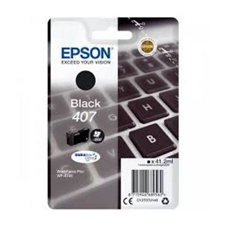 Tusz Epson 407 do WF-4745DTWF | 41,2 ml | Black
