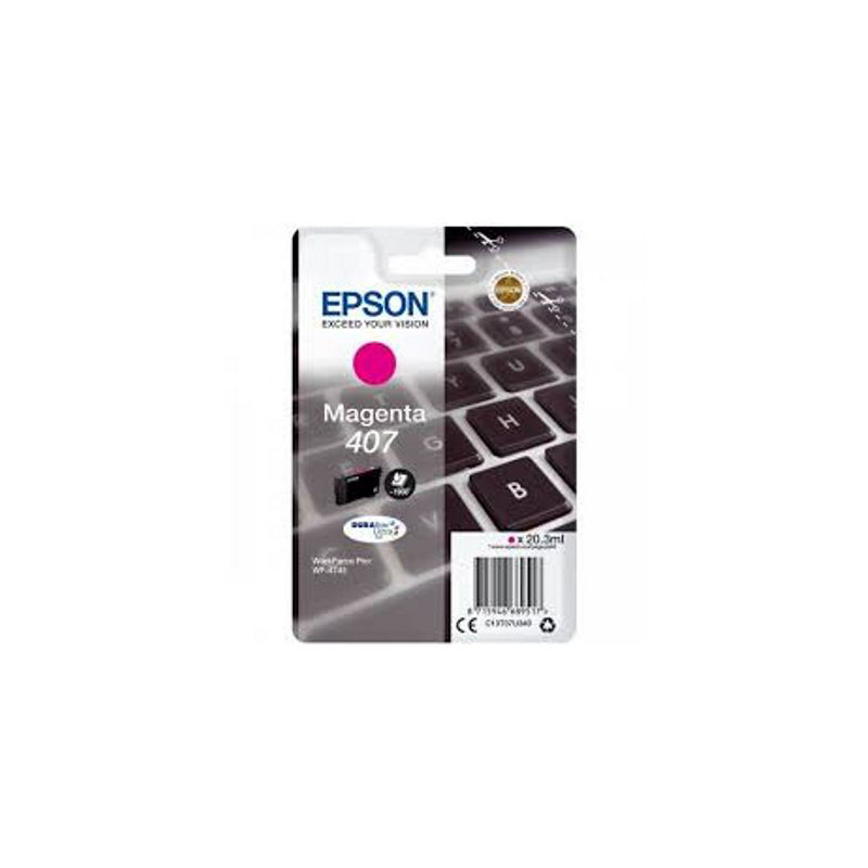 Tusz Epson 407 do WF-4745DTWF | 20,3 ml | Magenta