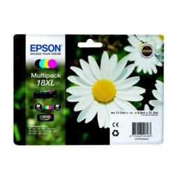 Zestaw tuszy Epson T1816 do XP-102/202/302/305/402/405 | 31,3ml | CMYK