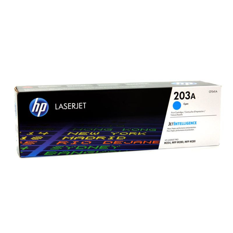 Toner HP 203A do Color LaserJet Pro M254dn/M280nw | 1 300 str | cyan Toner HP 203A do Color LaserJet Pro M254dn/M280nw | 1 300 str | cyan