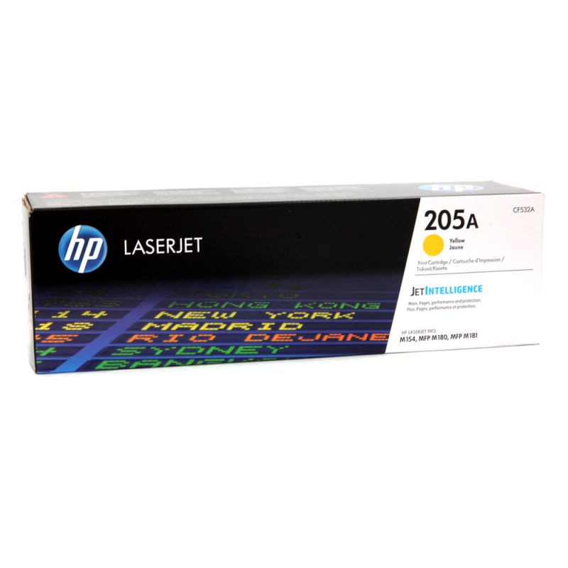 Toner HP 205A do Color LaserJet Pro M180n/M181fw | 900 str | yellow Toner HP 205A do Color LaserJet Pro M180n/M181fw | 900 str | yellow