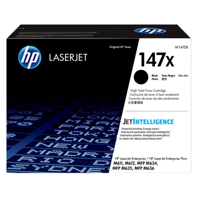 Toner HP 147X do LaserJet Enterprise M611dn | 25 200 str. | black Toner HP 147X do LaserJet Enterprise M611dn | 25 200 str. | black