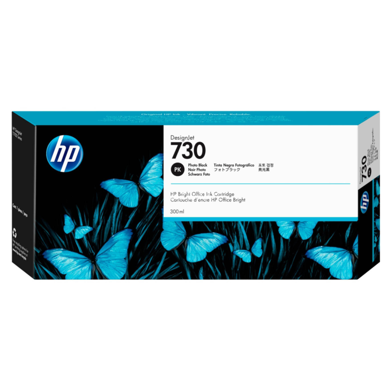 Tusz HP 730 do Designjet T1700 | 300ml | Photo Black