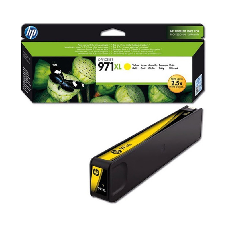 Tusz HP 971XL do Officejet Pro X451DW/476DW/551DW/576DW | 6 600 str. | yellow Tusz HP 971XL do Officejet Pro X451DW/476DW/551DW/576DW | 6 600 str. | yellow