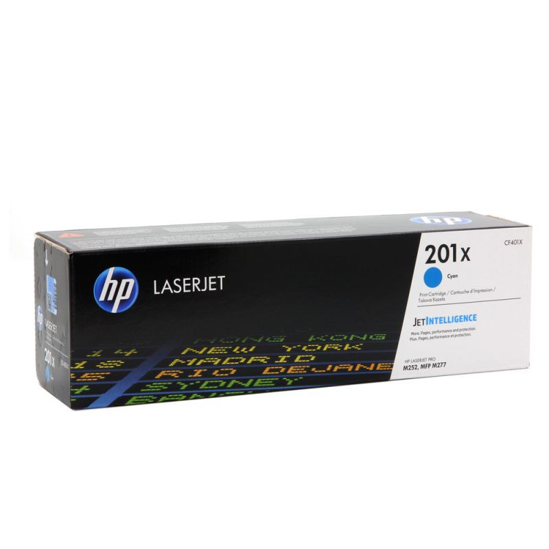 Toner HP 201X do Color LaserJet Pro M252/277 | 2 300 str. | cyan Toner HP 201X do Color LaserJet Pro M252/277 | 2 300 str. | cyan