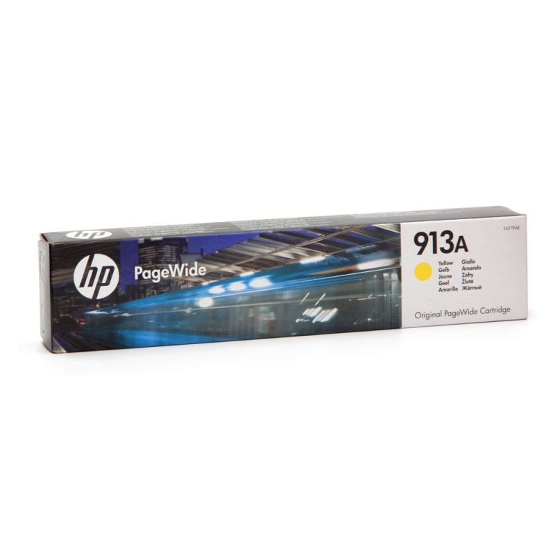 Tusz HP 913A do PageWide Pro 452DW/DWT, 477DW/DWT | 3 000 str. | yellow Tusz HP 913A do PageWide Pro 452DW/DWT, 477DW/DWT | 3 000 str. | yellow