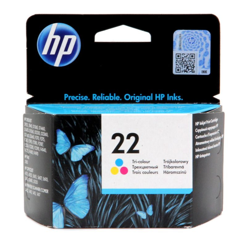 Tusz HP 22 do Deskjet 3940/D2360/D2460/F380 | 165 str. | CMY Tusz HP 22 do Deskjet 3940/D2360/D2460/F380 | 165 str. | CMY