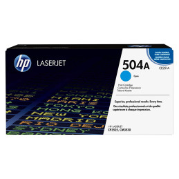 Toner HP 504A do Color LaserJet 3525/3530 | 7 000 str. | cyan