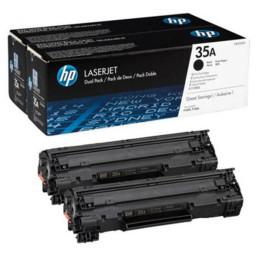 Zestaw dwóch tonerów HP 35A do LaserJet P1005/1006 | 2 x 1 500 str. | black