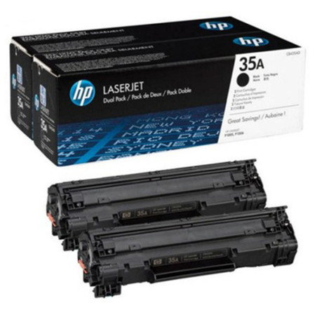 Zestaw dwóch tonerów HP 35A do LaserJet P1005/1006 | 2 x 1 500 str. | black