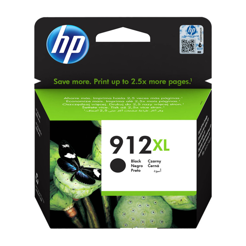 Tusz HP 912XL 825 str. | Black Tusz HP 912XL 825 str. | Black