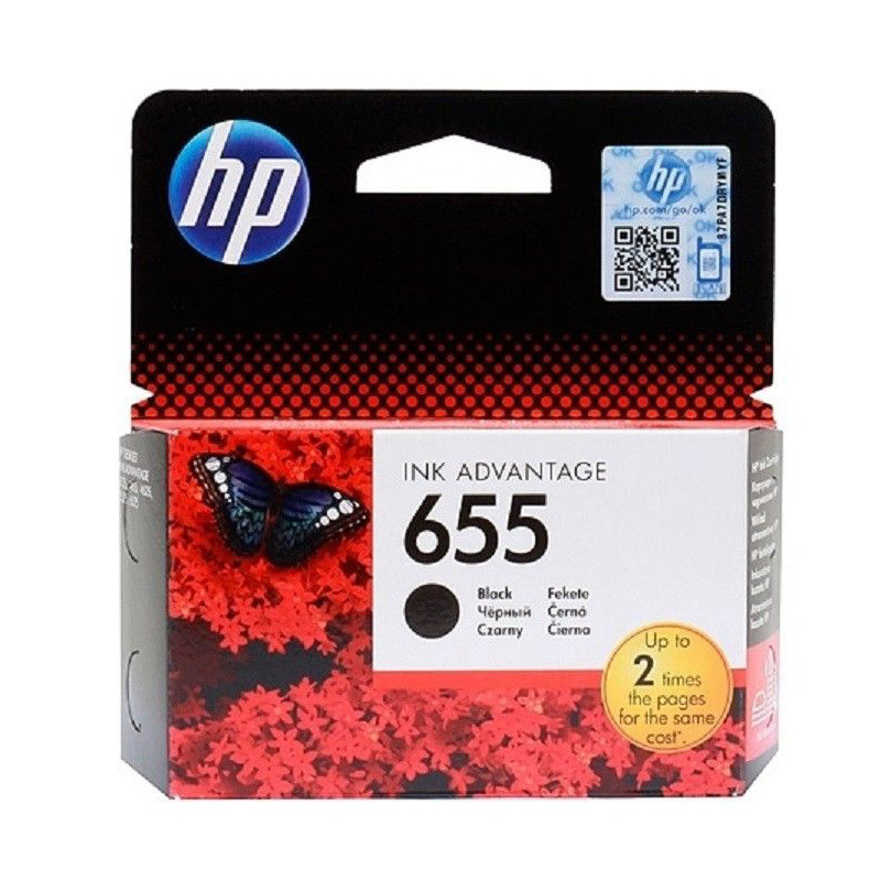 Tusz HP 655 do Deskjet 3525/4615/4625/5525/6525 | 550 str. | black Tusz HP 655 do Deskjet 3525/4615/4625/5525/6525 | 550 str. | black