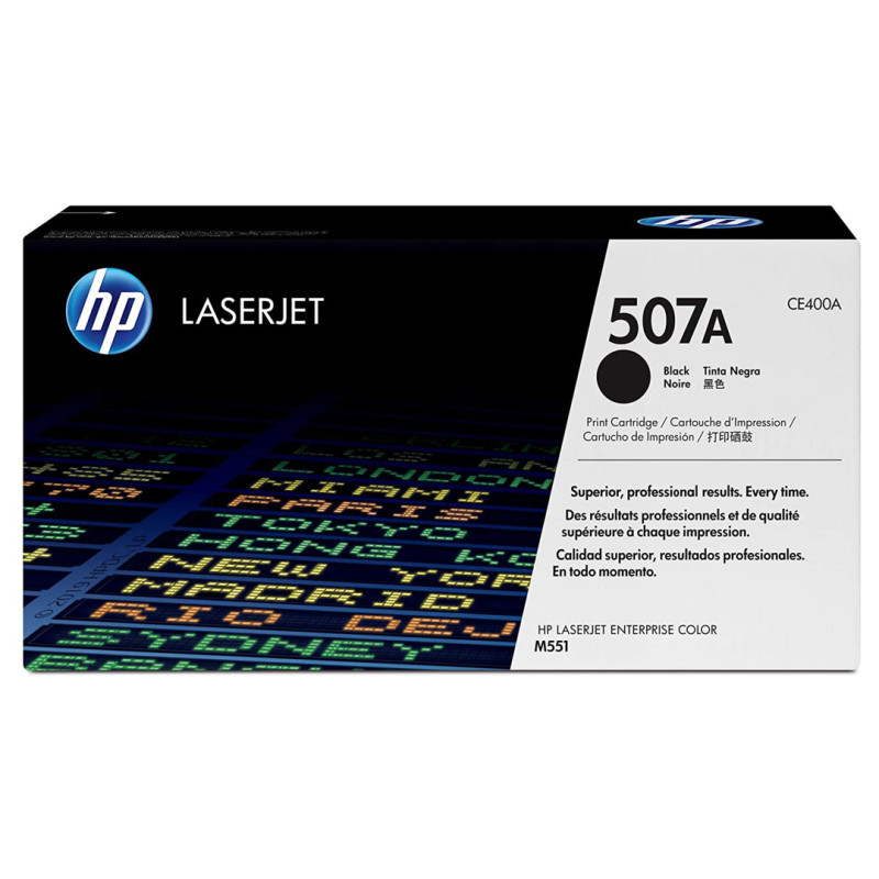 Toner HP 507A do LaserJet M551/570/575 | 5 500 str. | black Toner HP 507A do LaserJet M551/570/575 | 5 500 str. | black