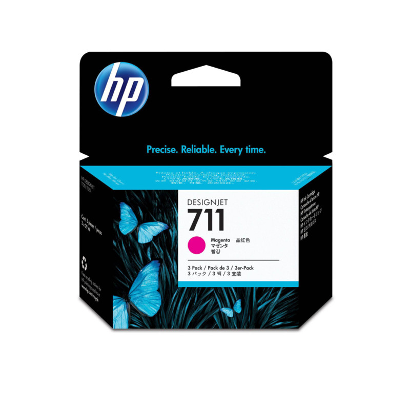 Tusz HP 711 do Designjet T120/520 | 29ml | magenta Tusz HP 711 do Designjet T120/520 | 29ml | magenta