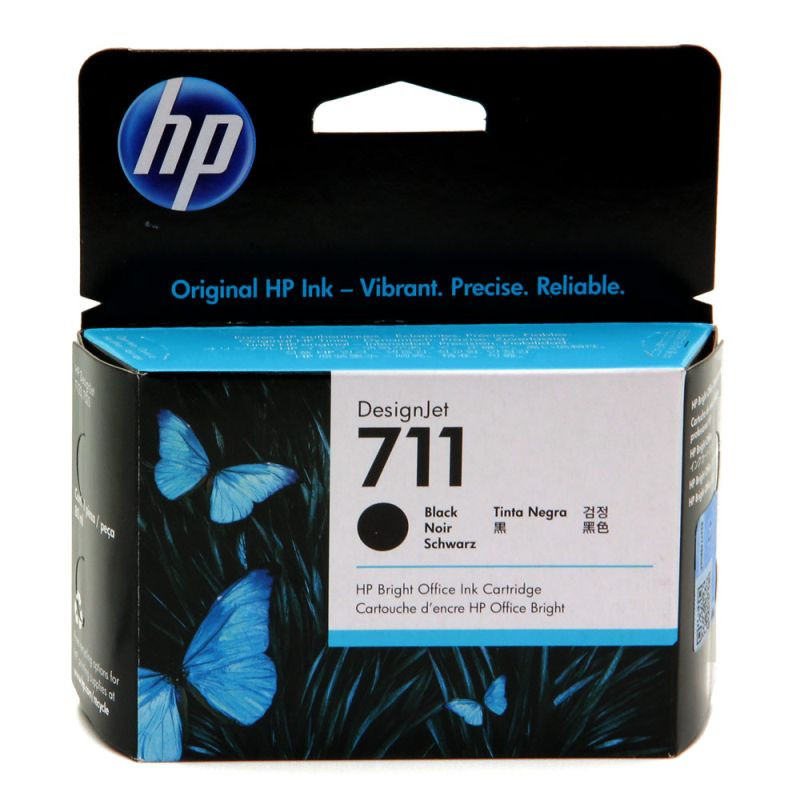 Tusz HP 711 do Designjet T120/520 | 80ml | black Tusz HP 711 do Designjet T120/520 | 80ml | black
