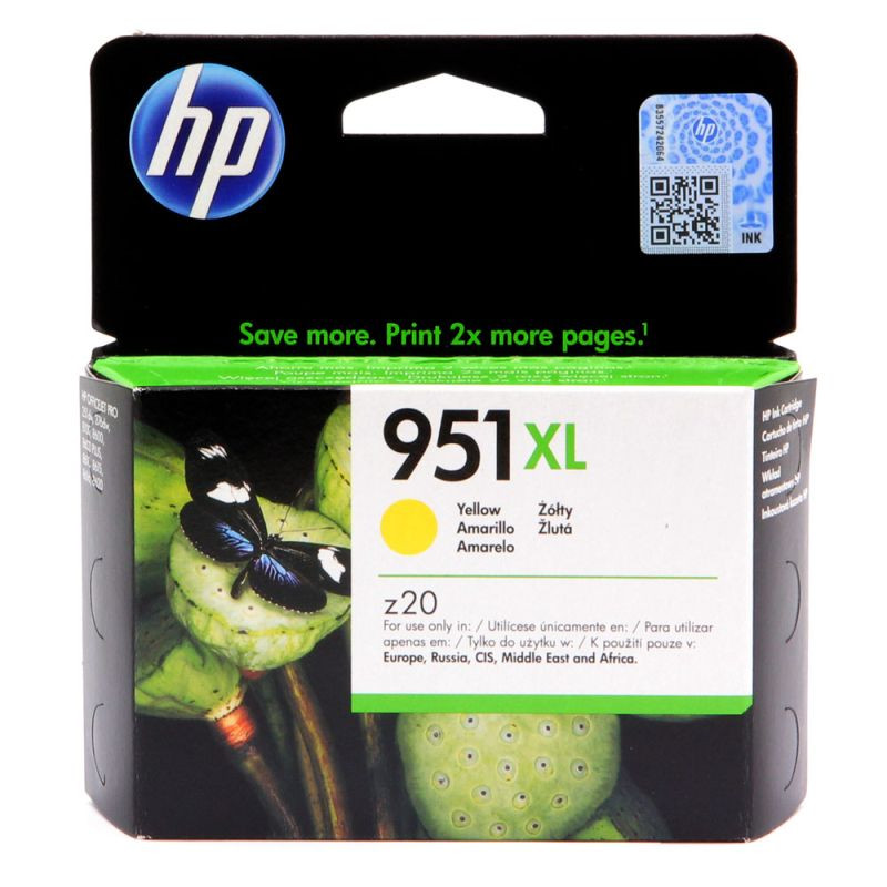 Tusz HP 951XL do Officejet Pro 8100/8600/8610/8620 | 1 500 str. | yellow Tusz HP 951XL do Officejet Pro 8100/8600/8610/8620 | 1 500 str. | yellow