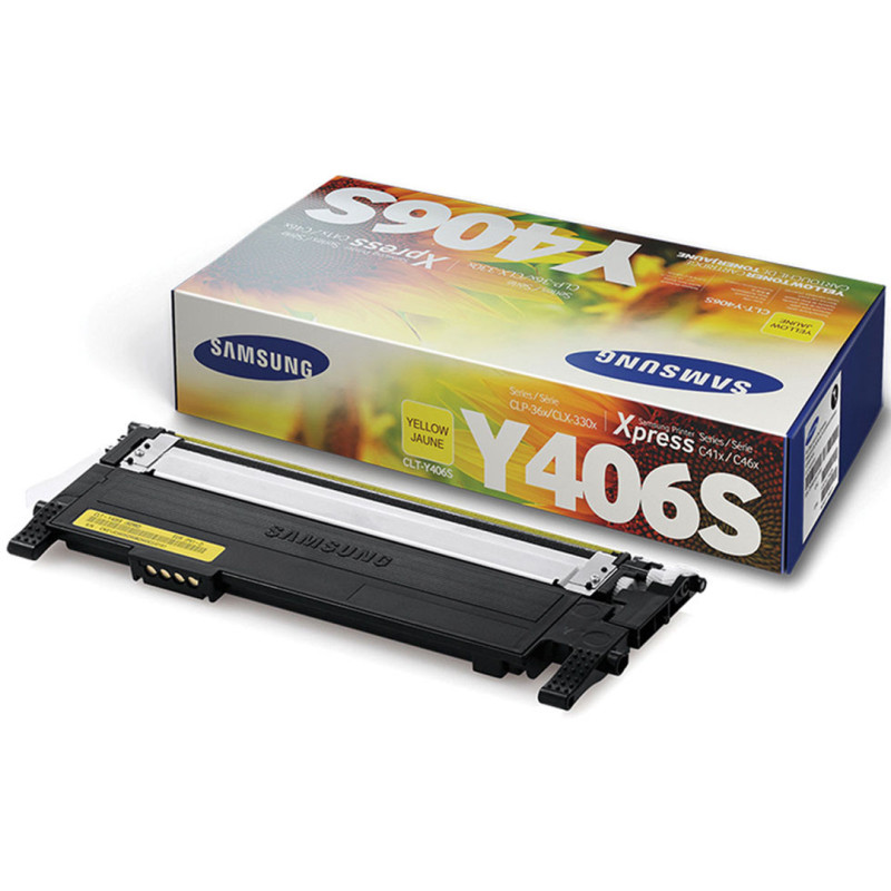 Toner HP do Samsung CLT-Y406S | 1 000 str. | yellow Toner HP do Samsung CLT-Y406S | 1 000 str. | yellow