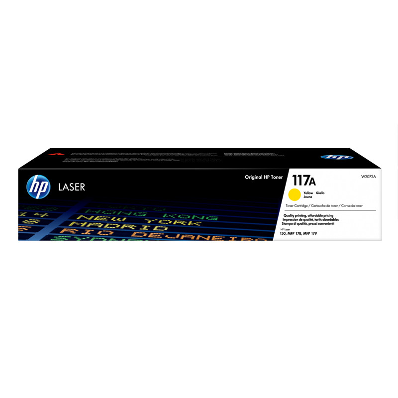 Toner HP 117A | 700 str. | Yellow Toner HP 117A | 700 str. | Yellow