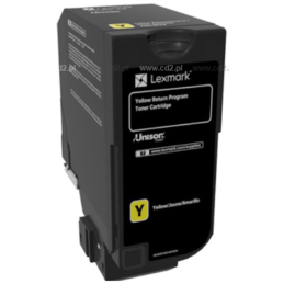 Kaseta z tonerem Lexmark 74C20Y0 do CS720/CS725 | zwrotny | 3 000 str. | yellow