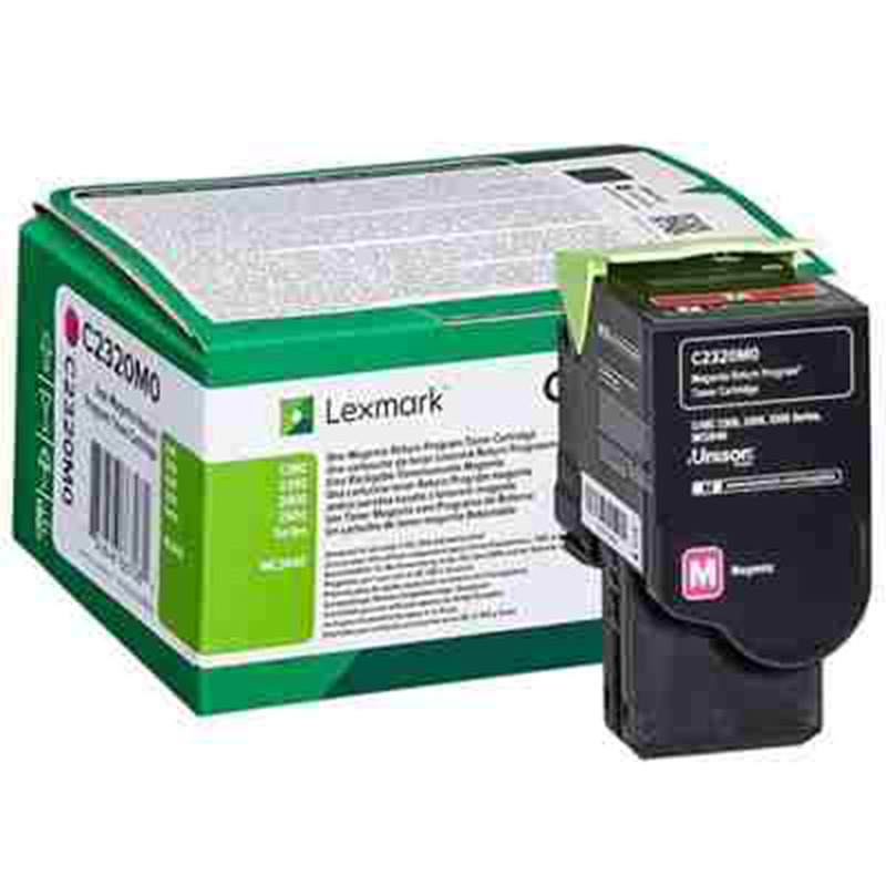 Kaseta z tonerem Lexmark do MC2640/C2325/ C2425 | zwrotna | 1 000 str. | MAGENTA