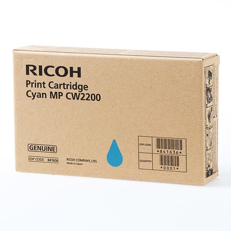 Tusz Ricoh do MP CW2200 | 100ml | cyan Tusz Ricoh do MP CW2200 | 100ml | cyan