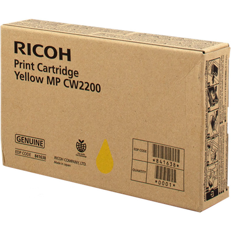 Tusz Ricoh do MP CW2200 | 100ml | yellow Tusz Ricoh do MP CW2200 | 100ml | yellow