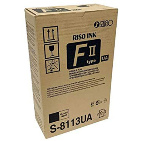 Farba Riso S-8113 do RZ/EZ/MZ/SF/SE | 2 x 1000ml | black