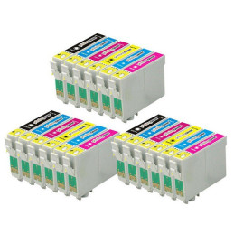 3x Tusze Zamienniki Zestaw T0801-T0807 do Epson (C13T08074011) (18 szt)