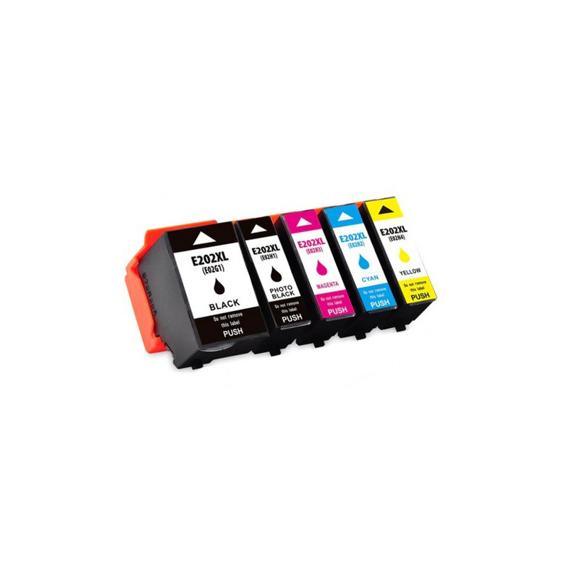 Tusze Zamienniki Zestaw 202XL do Epson (C13T02G74010) (4 szt)