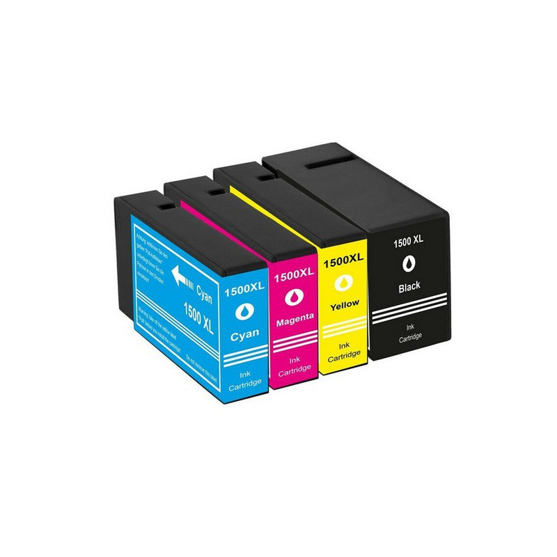 Tusze Zamienniki Zestaw PGI1500 CMYK do Canon (9182B004) (4 szt)