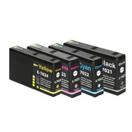 Tusze Zamienniki Zestaw T7021 T7022 T7023 T7024 do Epson (4 szt)